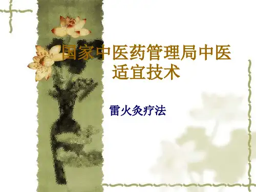 雷火灸疗法讲义