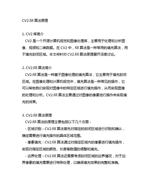cv2.filled算法原理