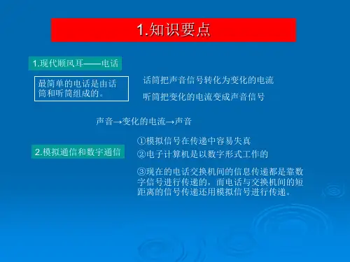 第11讲--信息的传送课件