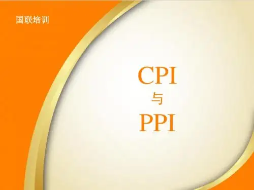 培训讲座CPI和PPI