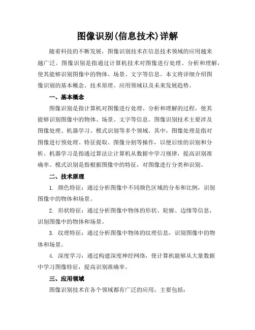 图像识别(信息技术)-详解