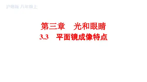 平面镜成像特点ppt课件