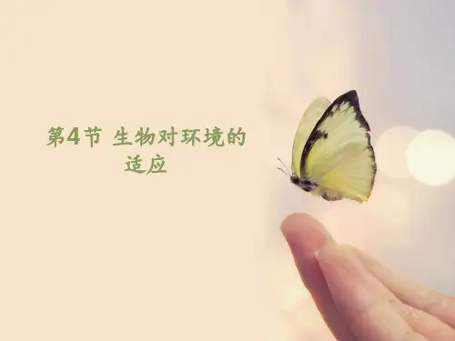 《生物对环境的适应》-(1)PPT课件
