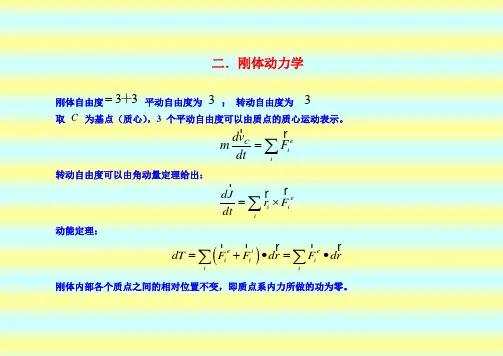 第七讲 刚体之二