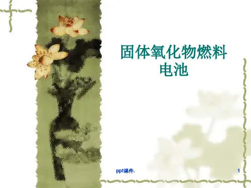 固体氧化物燃料电池资料ppt课件