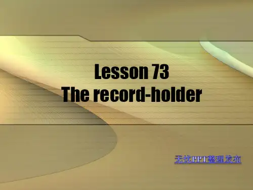 新概念第二册lesson73