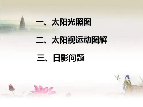 太阳日运动视线图-PPT
