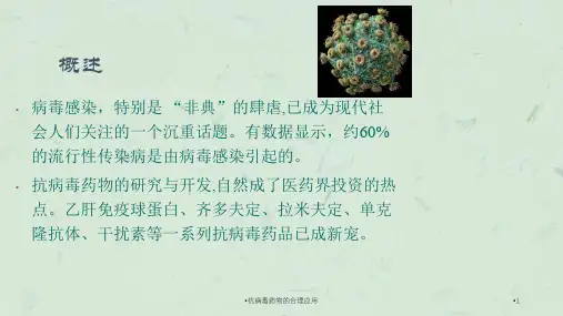 抗病毒药物的合理应用课件