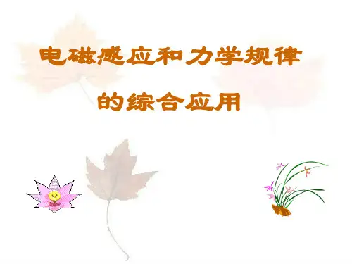 高中物理精品课件：电磁感应和力学规律的综合应用