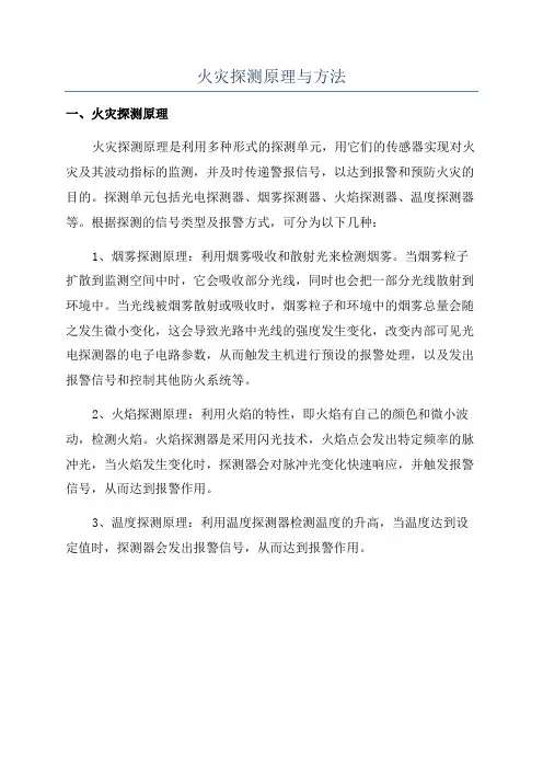 火灾探测原理与方法