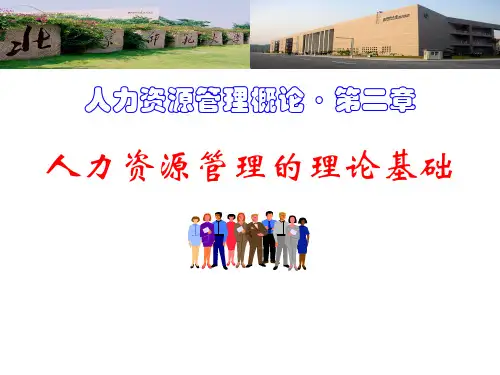 人力资源管理的理论基础ppt课件