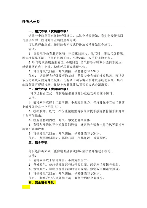 瑜伽呼吸术