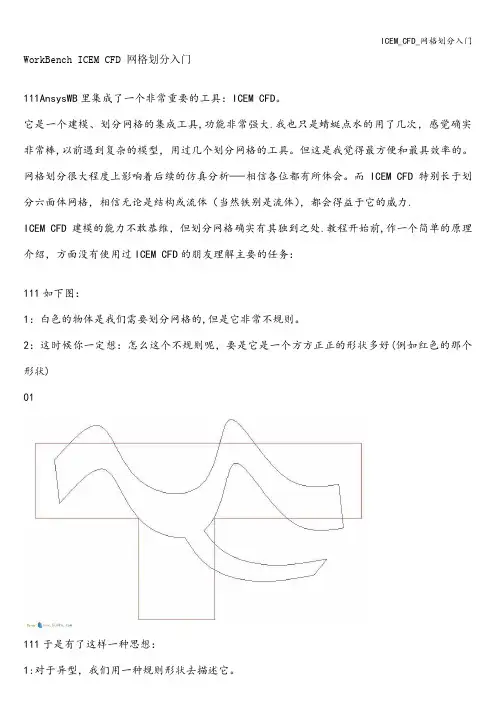ICEM_CFD_网格划分入门
