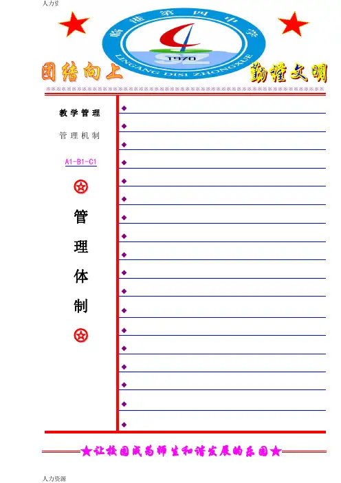 【人力资源】档案封面模板精编版
