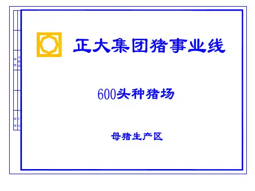 600头母猪区(标准化万头猪场建设图纸和预算).pptx