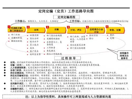 定岗定编方案