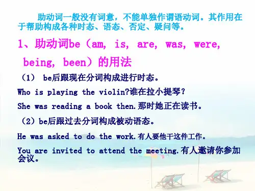 助动词用法讲解