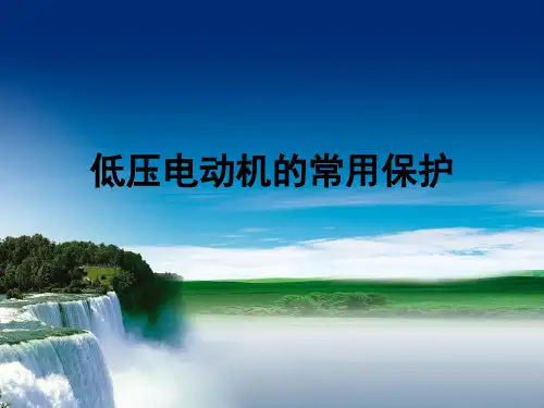 低压电动机的常用保护
