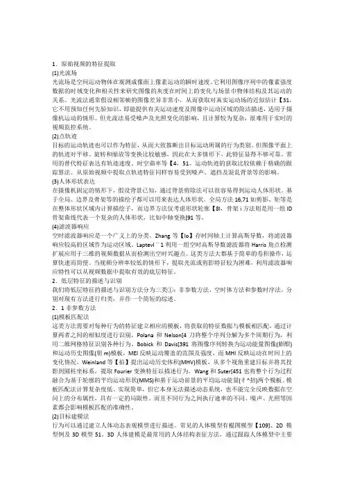 行为识别国内外现状