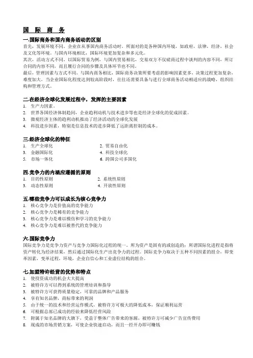 国际商务