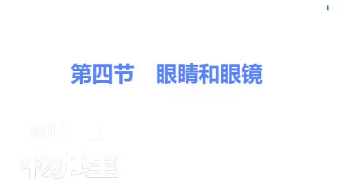 眼睛和眼镜ppt课件
