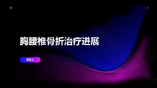胸腰椎骨折治疗进展
