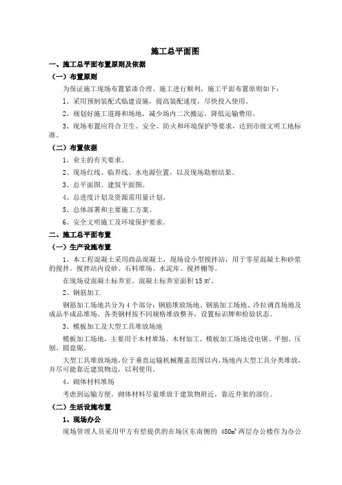 施工总平面图