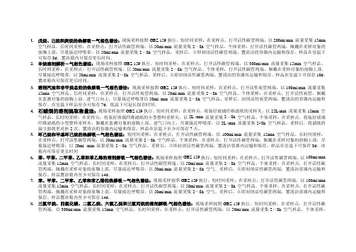 工作场所空气中有害物质定点采样方法