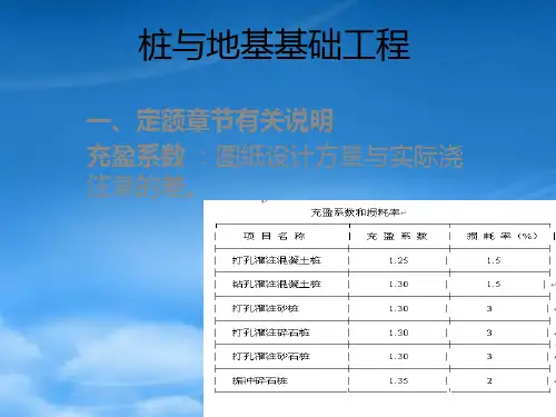 桩与地基基础工程