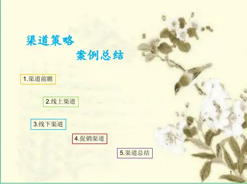 欧莱雅分销渠道