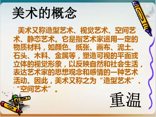 人教版八级上册美术第一课造型的表现力公开课-PPT