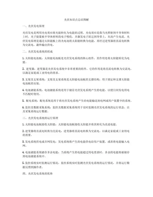 光伏知识点总结图解