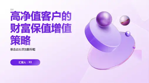 资产管理：高净值客户的财富保值增值策略