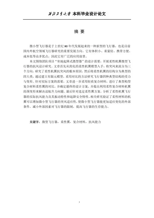 飞行器设计与工程毕业设计