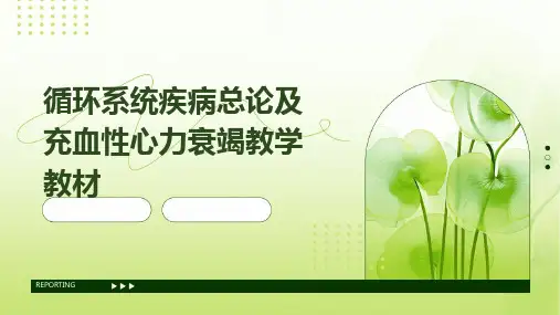 循环系统疾病总论及充血性心力衰竭教学教材