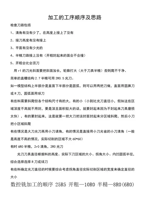 CIMATRON编程方法及技巧