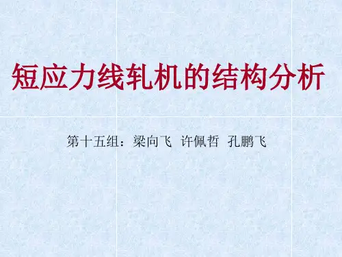 第15组短应力线轧机