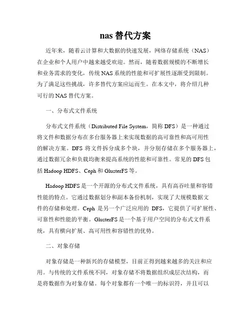 nas替代方案