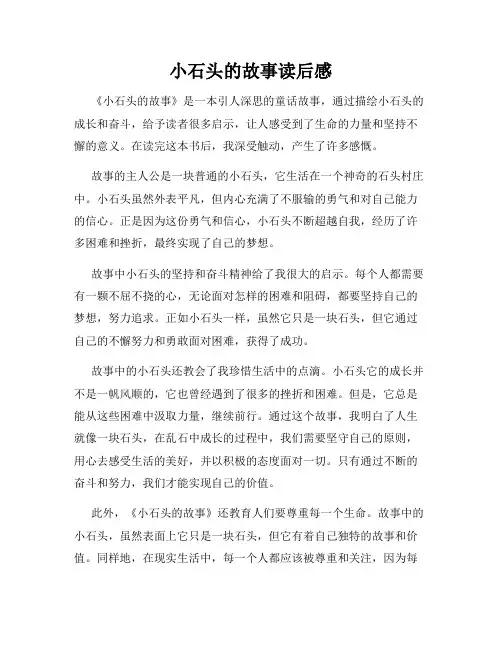 小石头的故事读后感