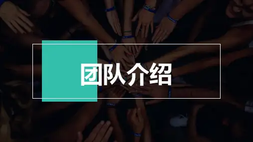 团队介绍PPT素材模板