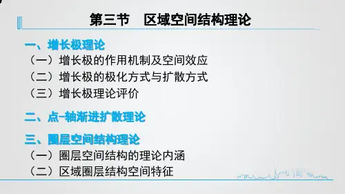 2.3区域空间结构理论