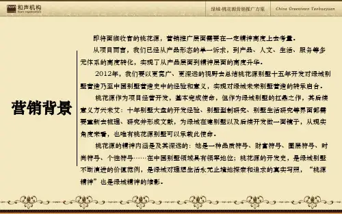 绿城杭州桃花源法式园景别墅项目营销推广