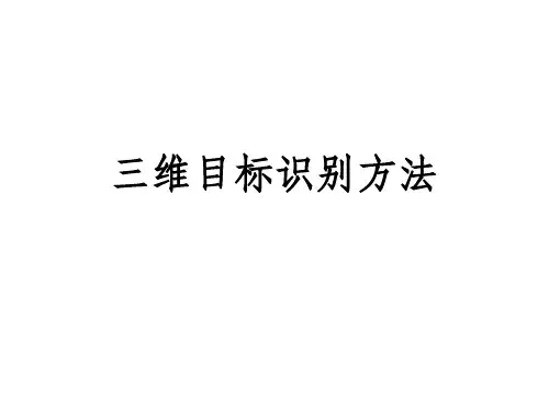 三维目标识别方法.