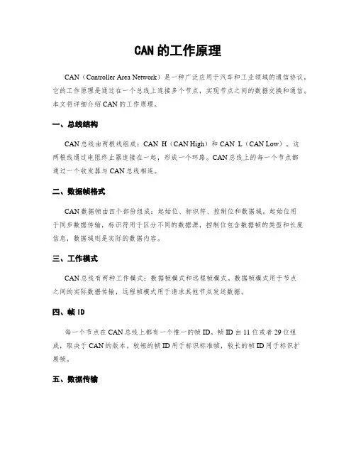 CAN的工作原理
