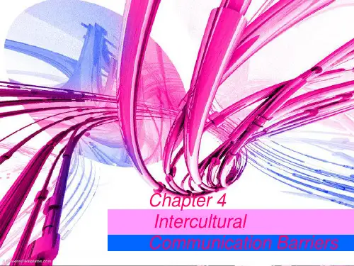 跨文化交际-黑龙江大学-崔常亮老师-chapter 4-1