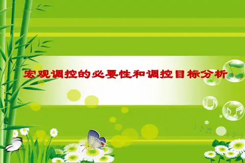 宏观调控公开课经典课件