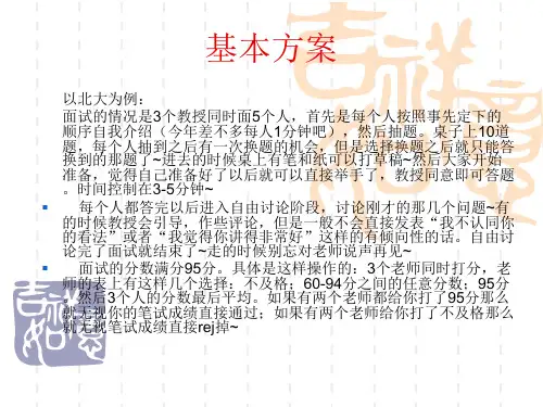 全国高校自主招生面试指导