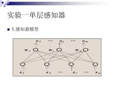 神经网络试验演示文稿