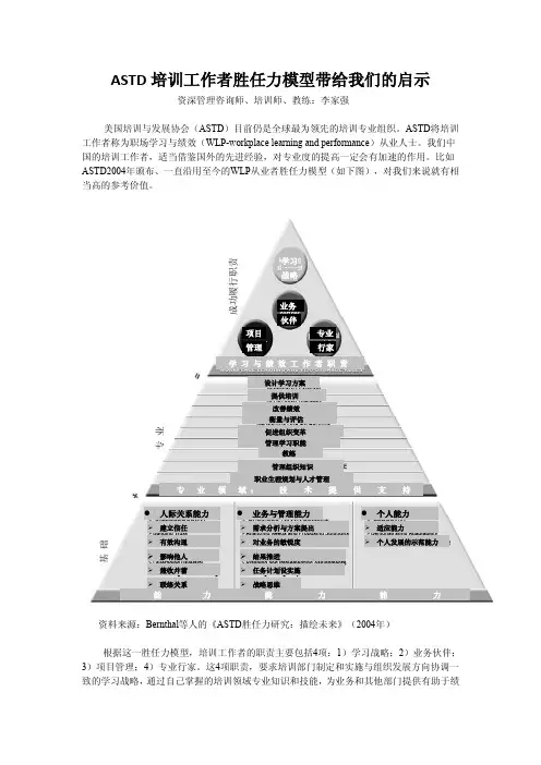 胜任力模型启示