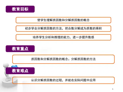 一起学奥数分解质因数课堂PPT